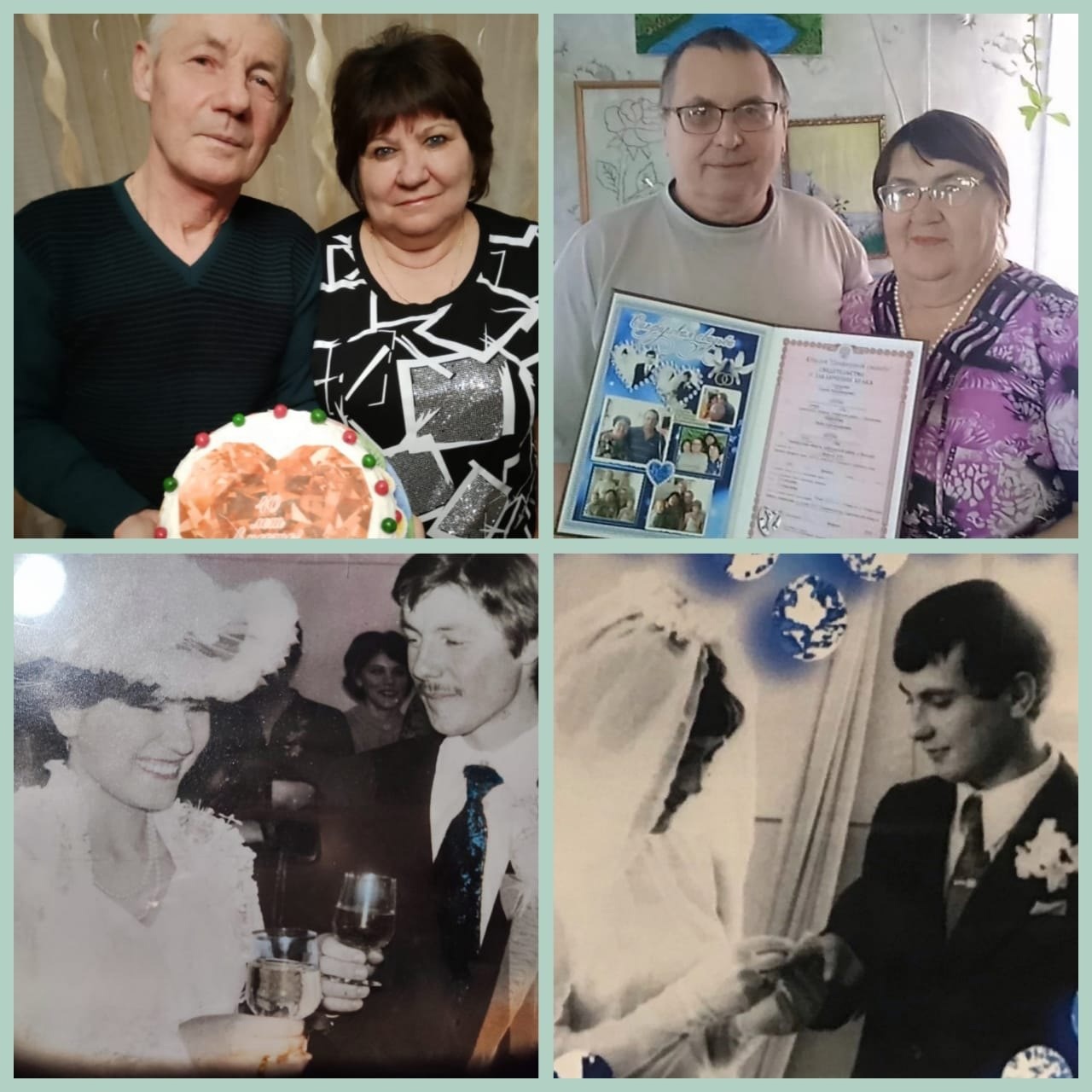В Аткарском районе поздравили с юбилеем совместной жизни семьи со стажем